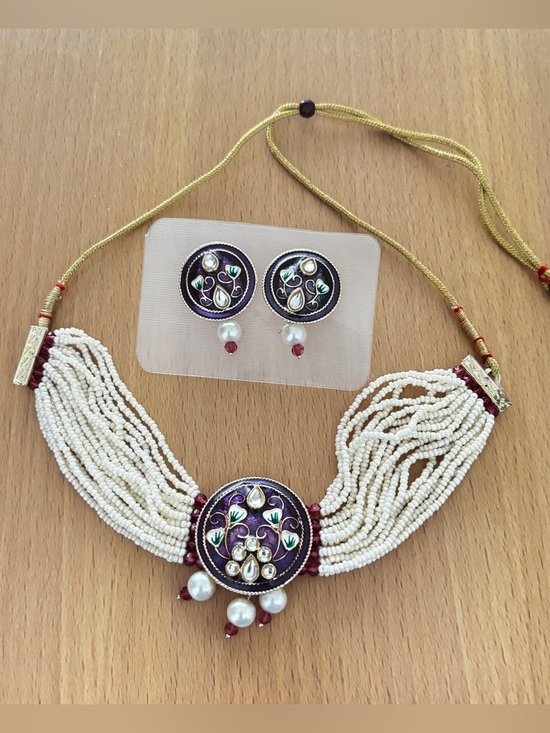 Jewelry - Indian Necklace and Earrings Set